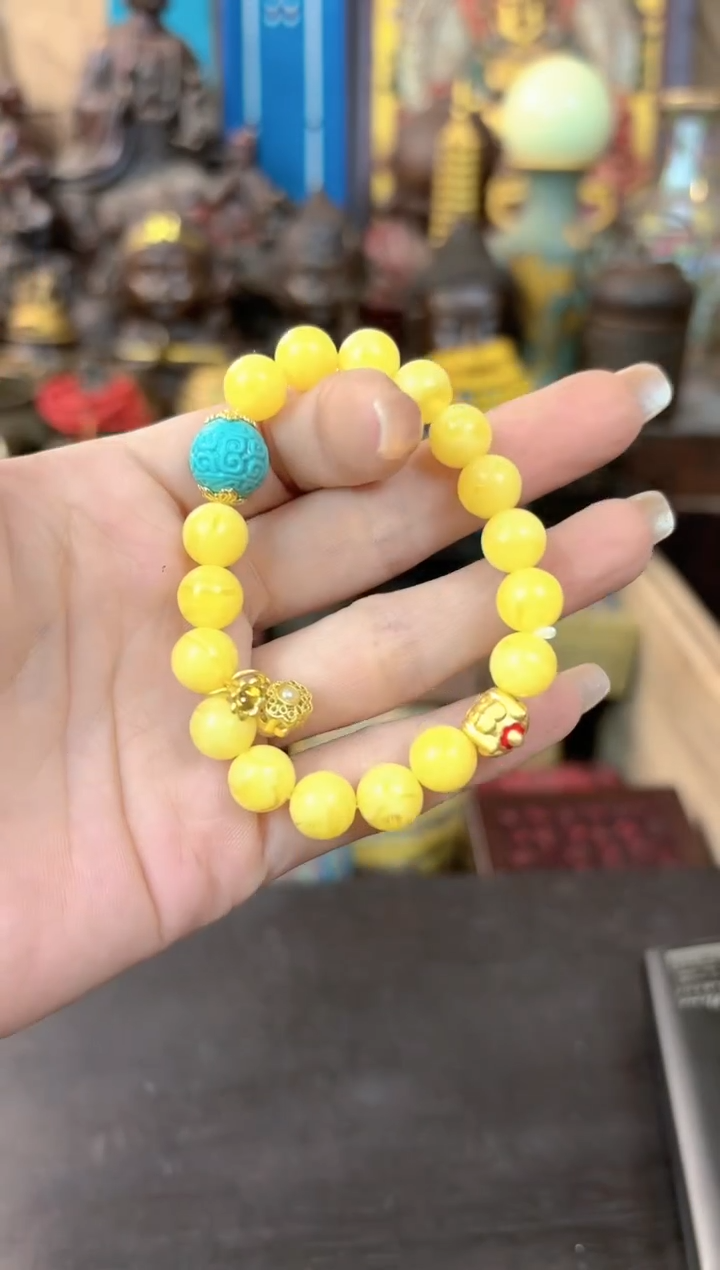 【闪购商品】蜜蜡手链未镶嵌【闪购商品闪购商品】