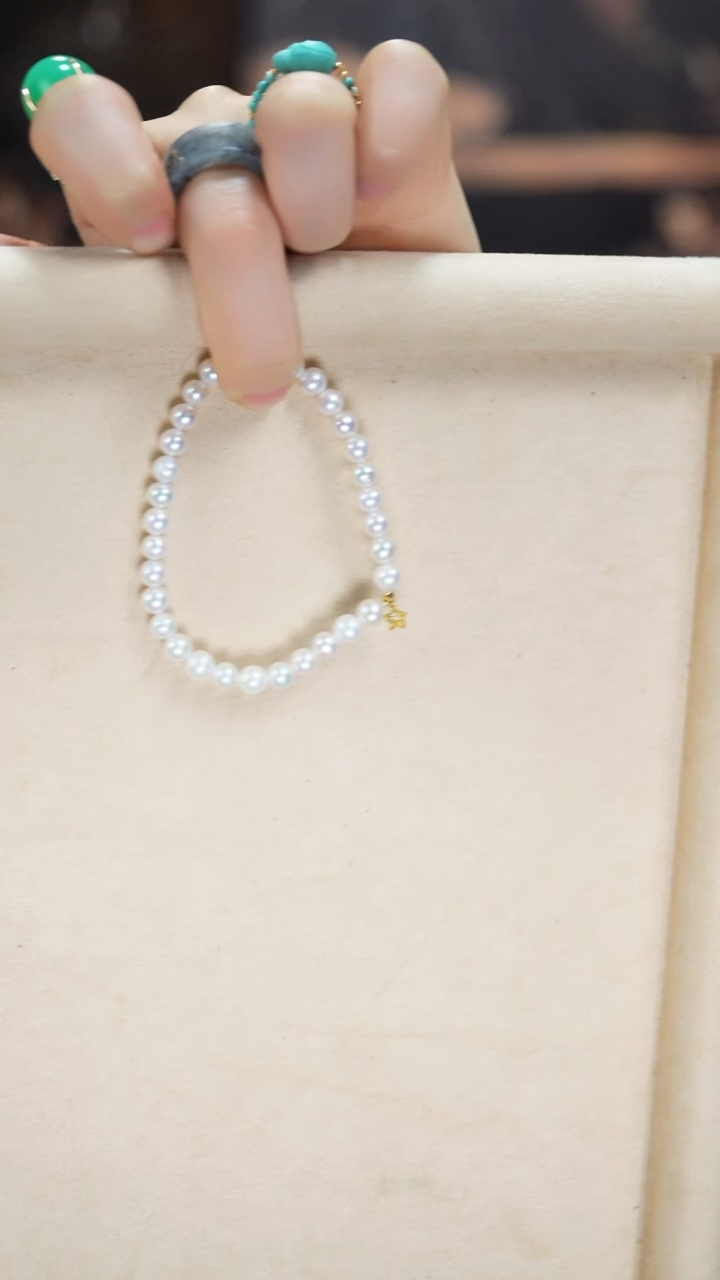 未镶嵌手串淡水珍珠天然珍珠星星手串