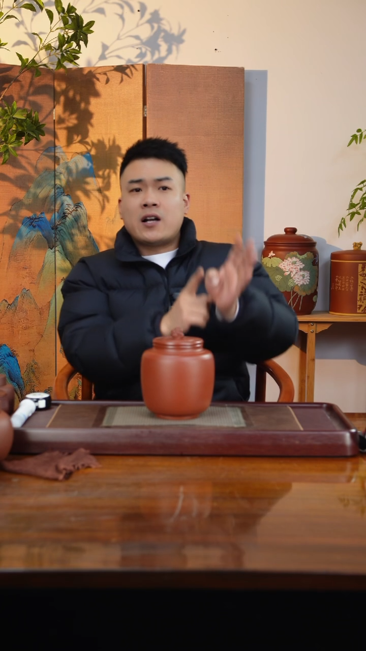 宜兴原矿紫砂茶叶罐