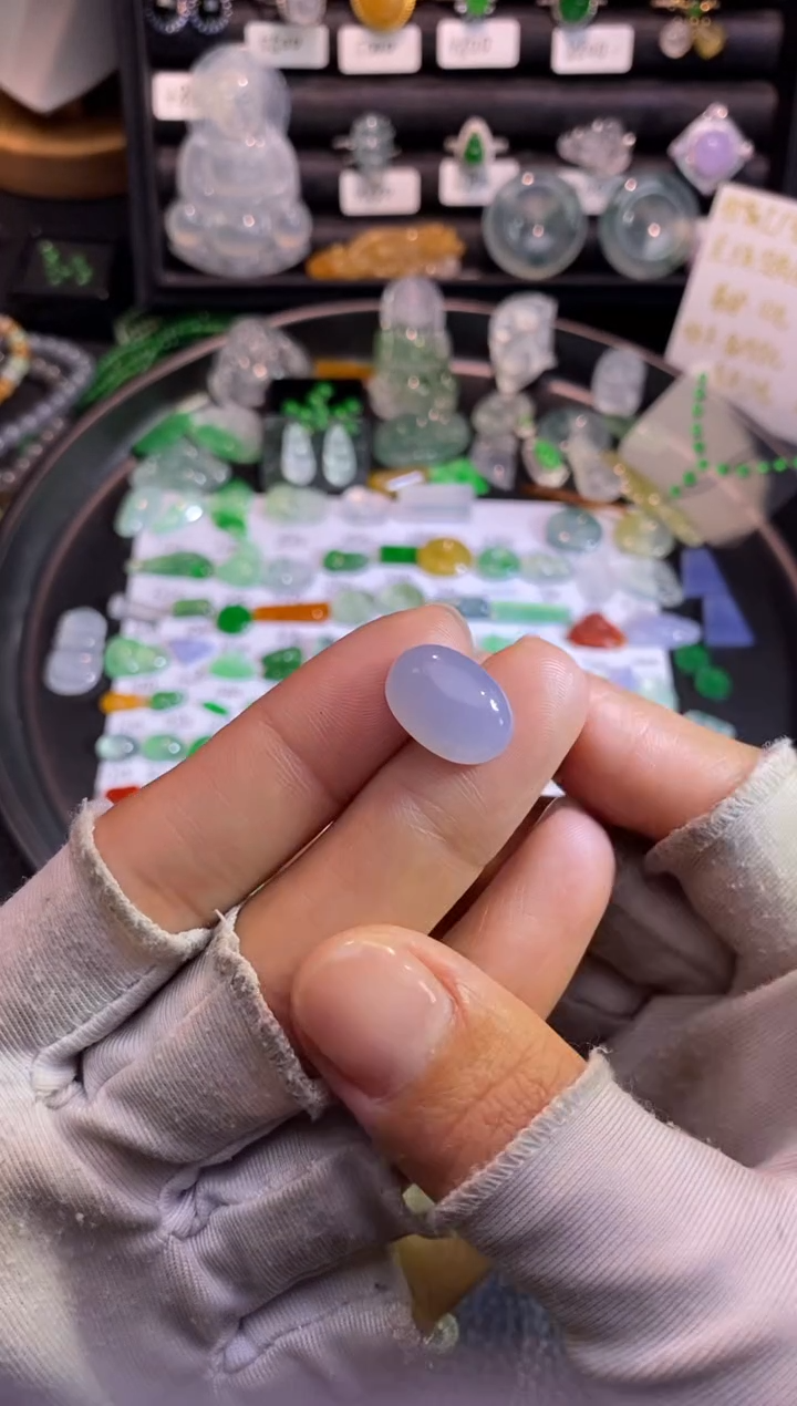 【闪购商品】翡翠挂件未镶嵌蛋