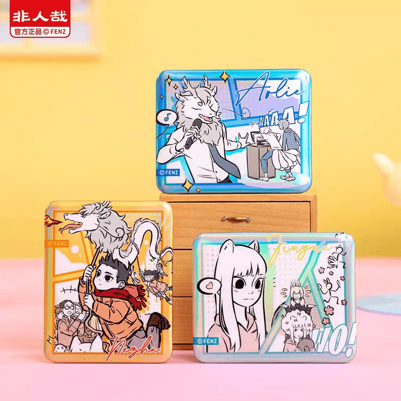 非人哉《悠闲时光系列》马口铁徽章盲盒 动漫周边吧唧盲袋