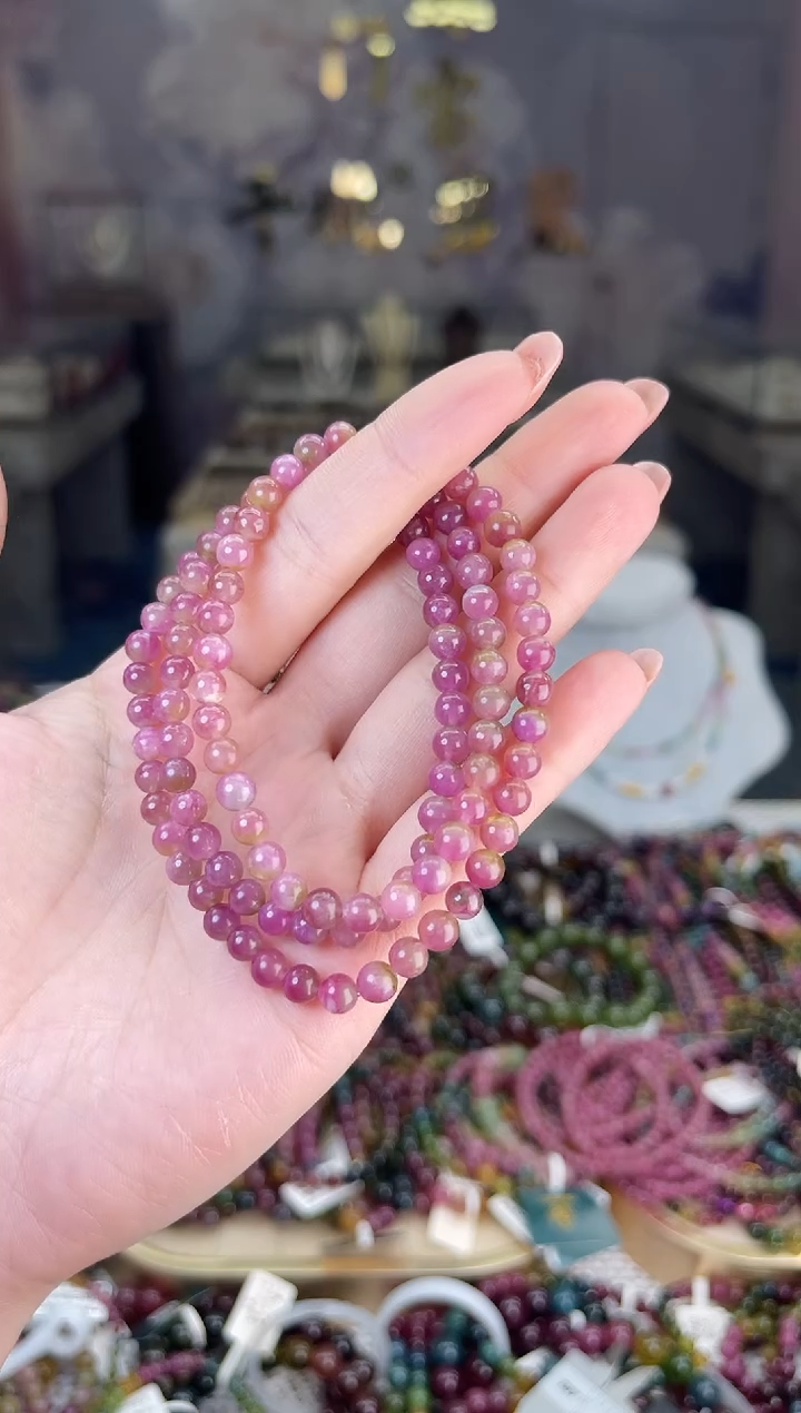 【闪购商品】碧玺/未镶嵌5mm+碧玺多圈多样性发货