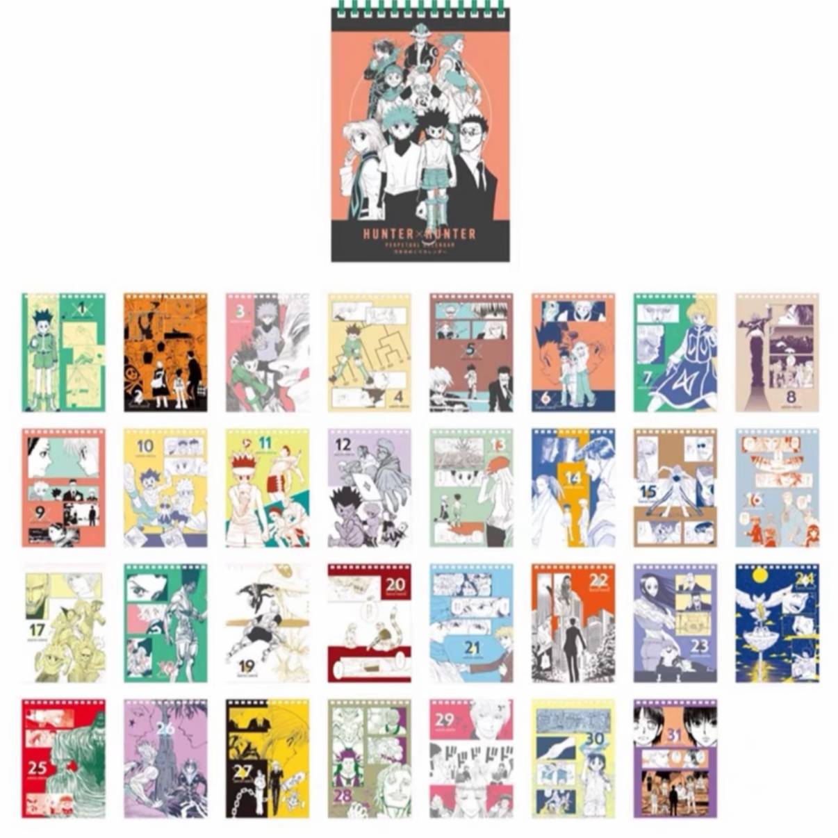 【全职猎人】富坚义博展万年历切页 卡片盲盒 （主播代拆）