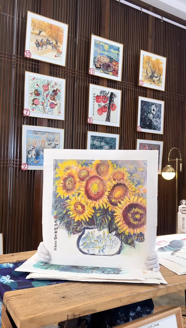 版画耿玉琨名章限量版画S