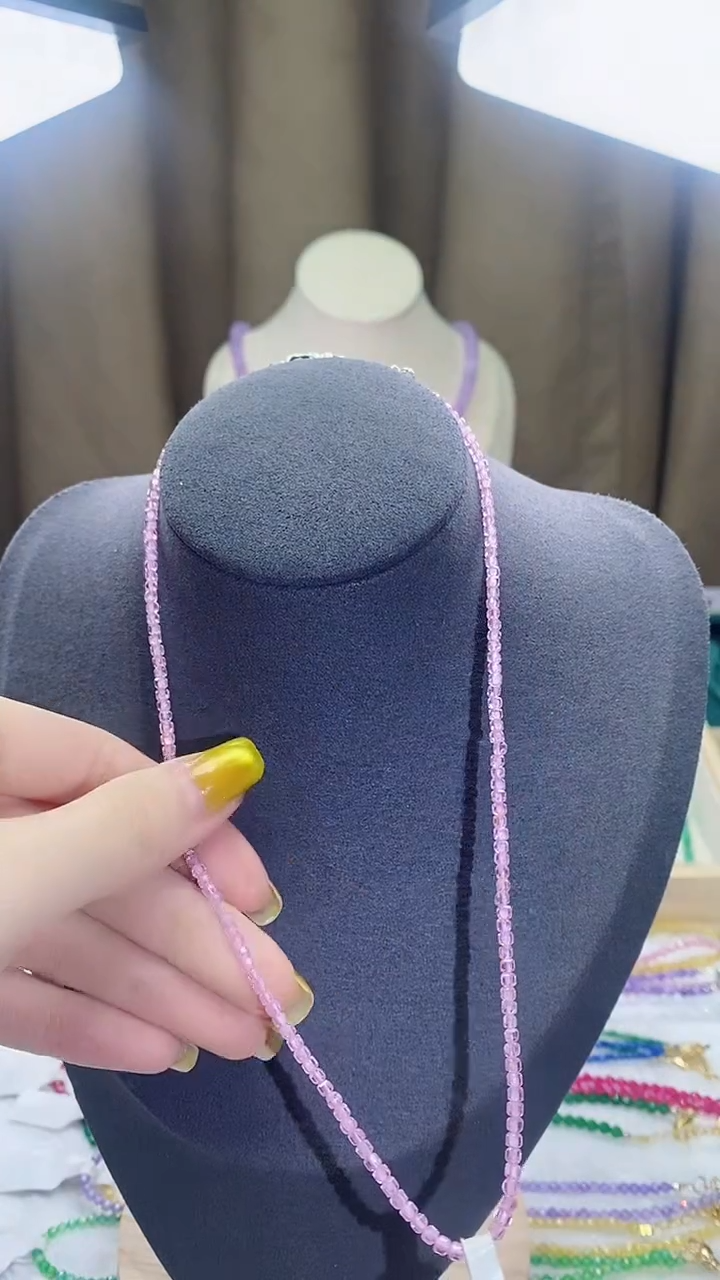 【闪购商品】蓝宝石项链银S925镶嵌诗宁甄选珠宝SYZB58