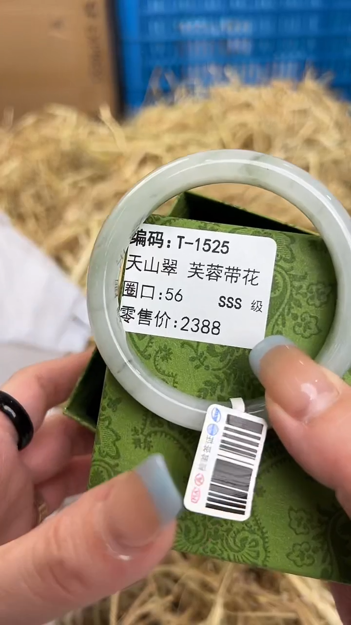 未镶嵌手镯石英质玉T-1525