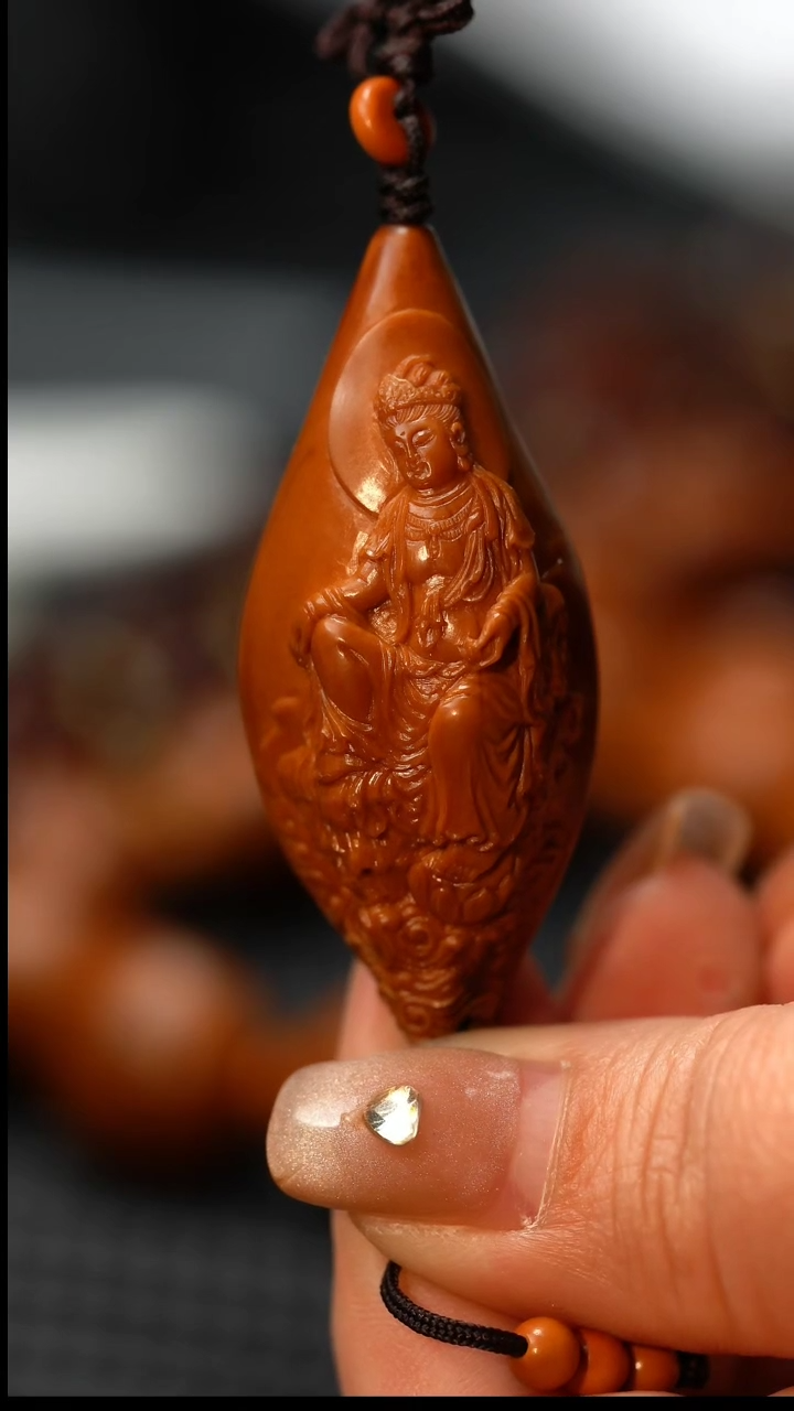 【闪购商品】橄榄核手串/手链生肖马守护神