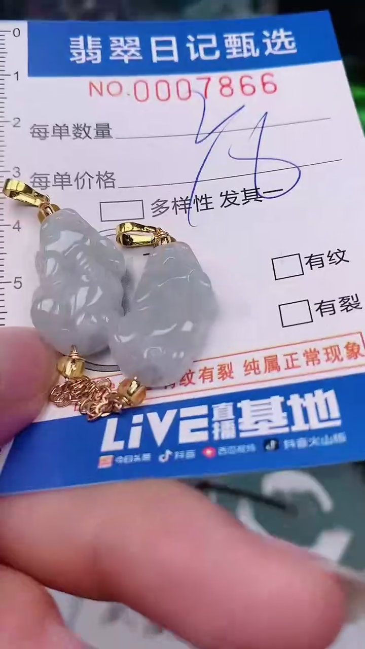 【闪购商品】翡翠颈饰未镶嵌00007866