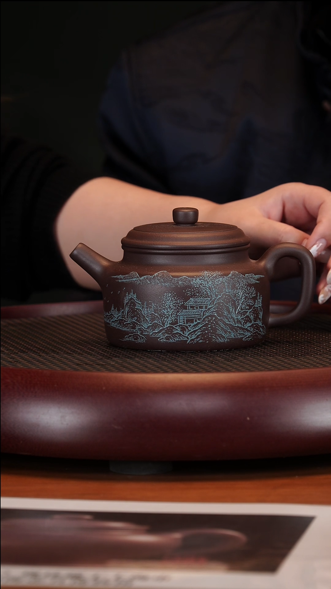 【闪购商品】紫砂茶壶1-7 SDH德钟老紫泥340cc