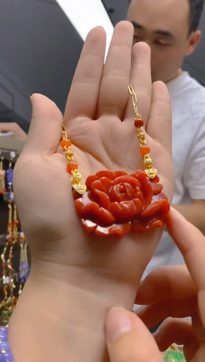 【闪购商品】翡翠耳饰合金0126翡翠锁骨链