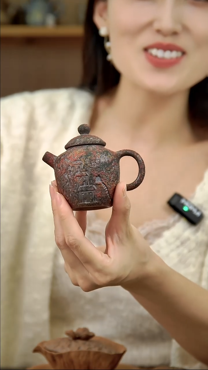 言野手作 岩矿小圆满壶