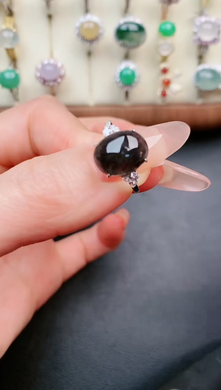 【闪购商品】翡翠戒指银S925镶嵌.....