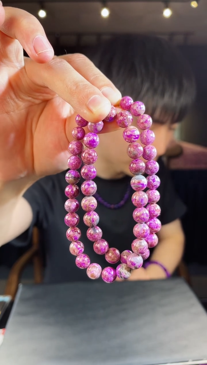 未镶嵌苏纪石（舒俱来）项链K金南非舒俱来老矿料