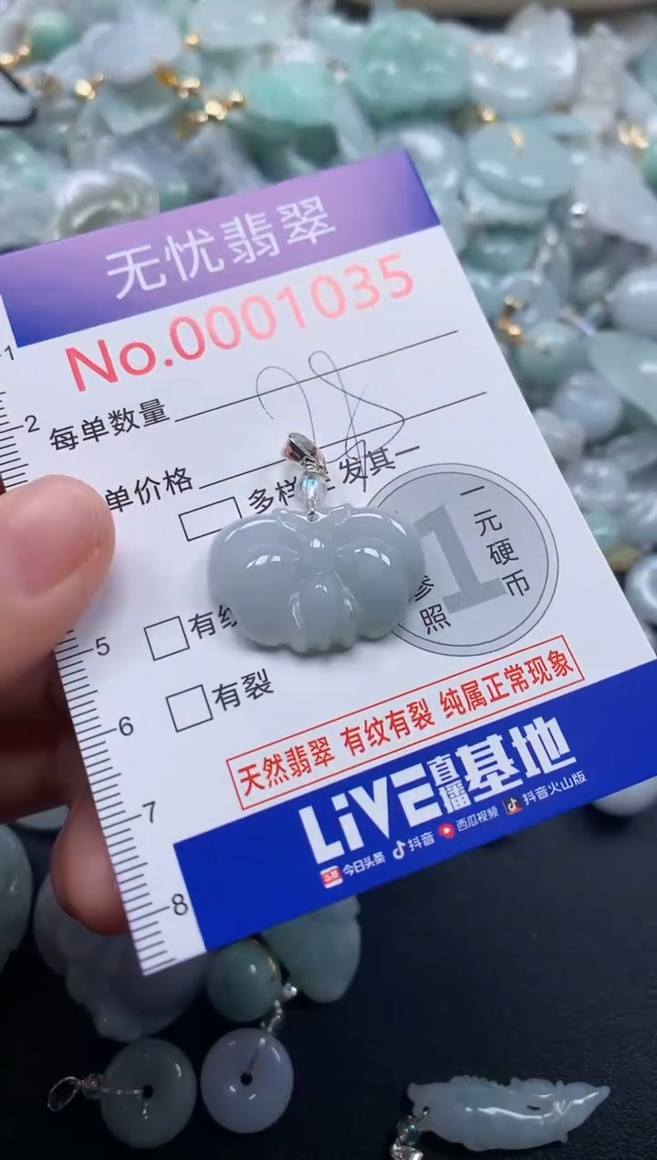 颈饰未镶嵌翡翠1035