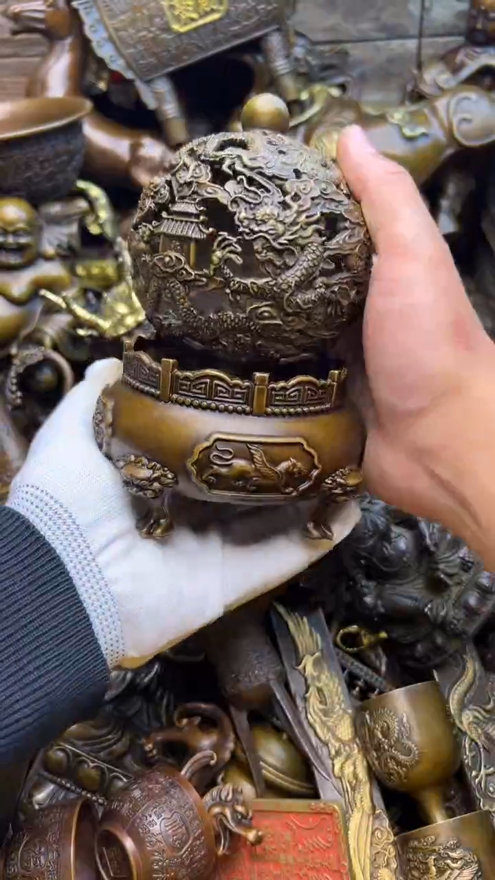 精美铜器，点击下单