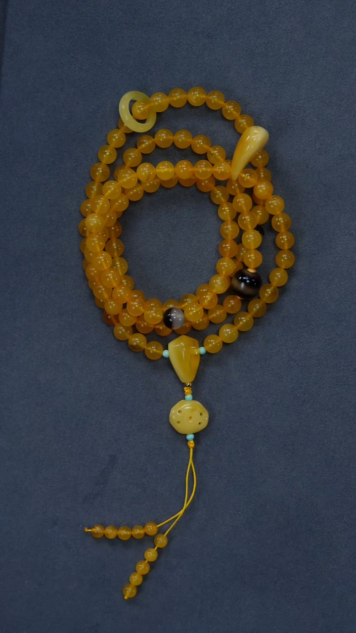 【闪购商品】琥珀裸石未镶嵌108设计款