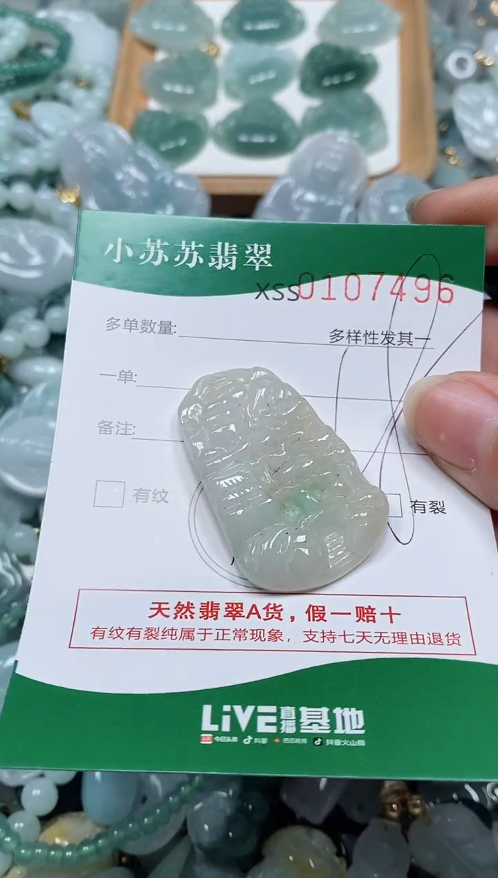 【闪购商品】翡翠颈饰未镶嵌闪购商品0107496