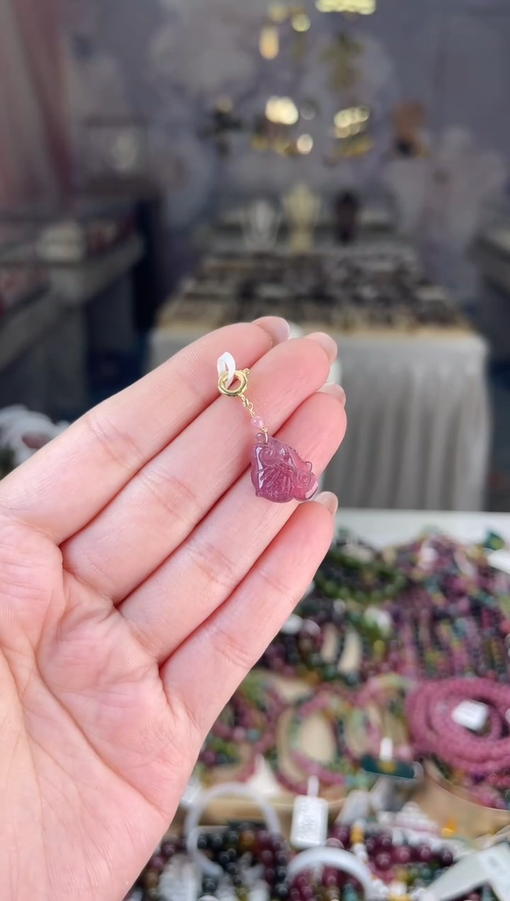 【闪购商品】碧玺/未镶嵌碧玺吊坠多样性发货