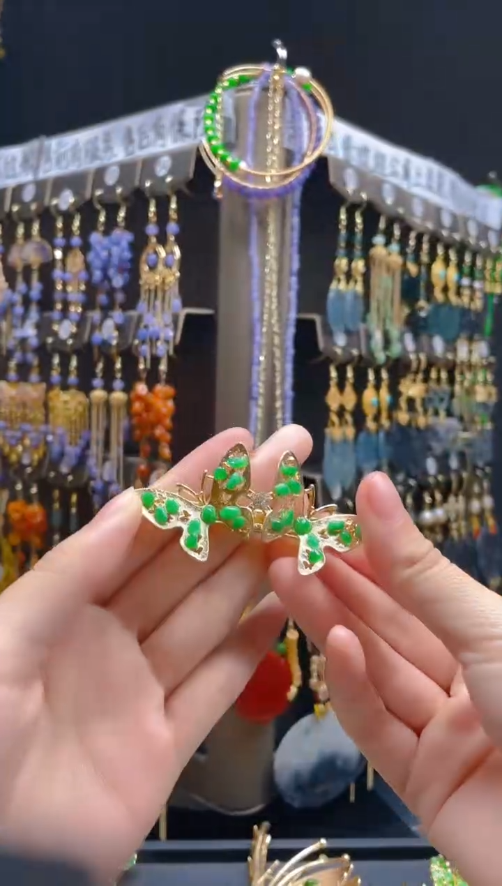 【闪购商品】翡翠耳饰合金0123翡翠饰品