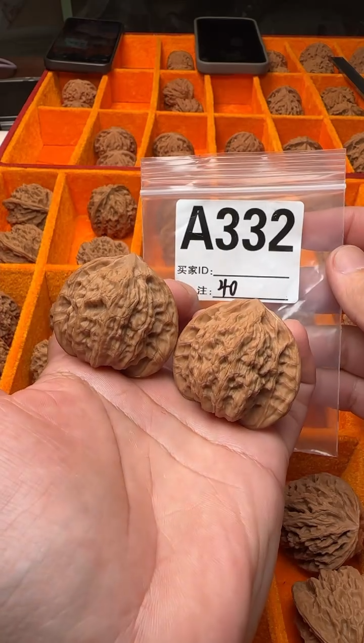 吊坠文玩核桃公子帽40-A332