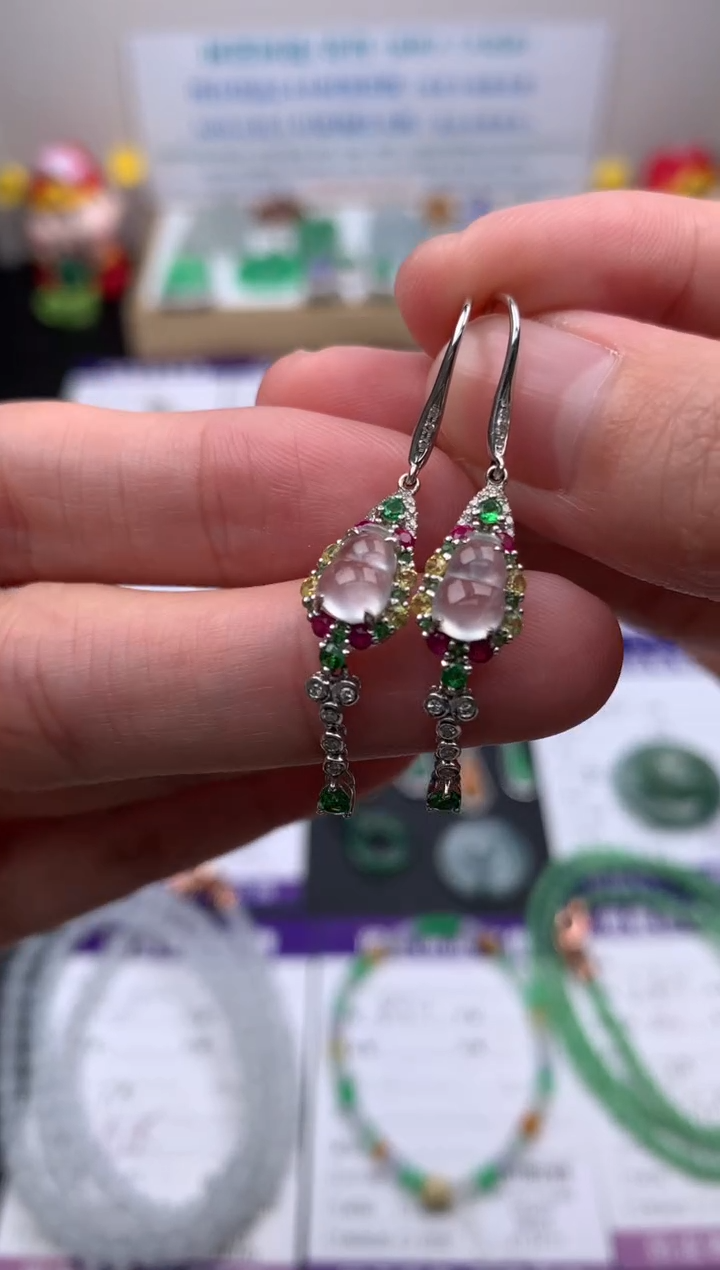 【闪购商品】定制翡翠18K金镶嵌模式推广期24小时鉴赏期