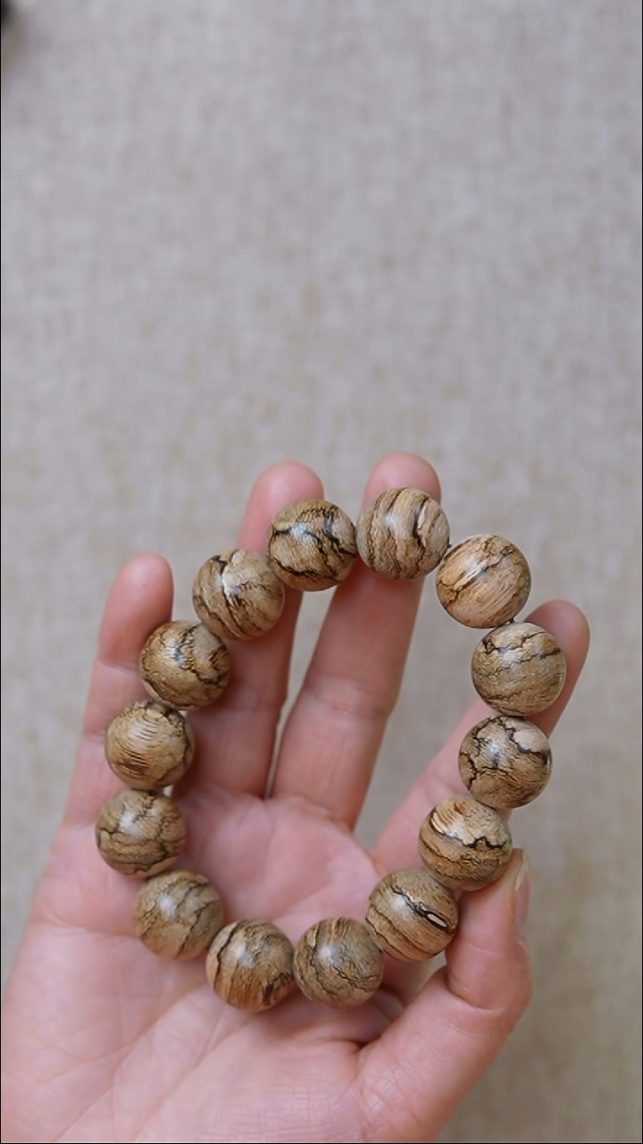 沉香手串达拉干单圈1.6