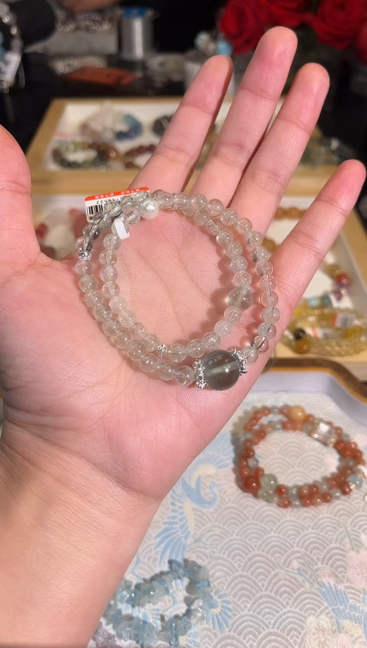 【闪购商品】水晶手链未镶嵌Q744手串