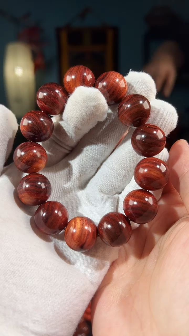 【闪购商品】黄花梨/降香黄檀手串/手链紫油梨