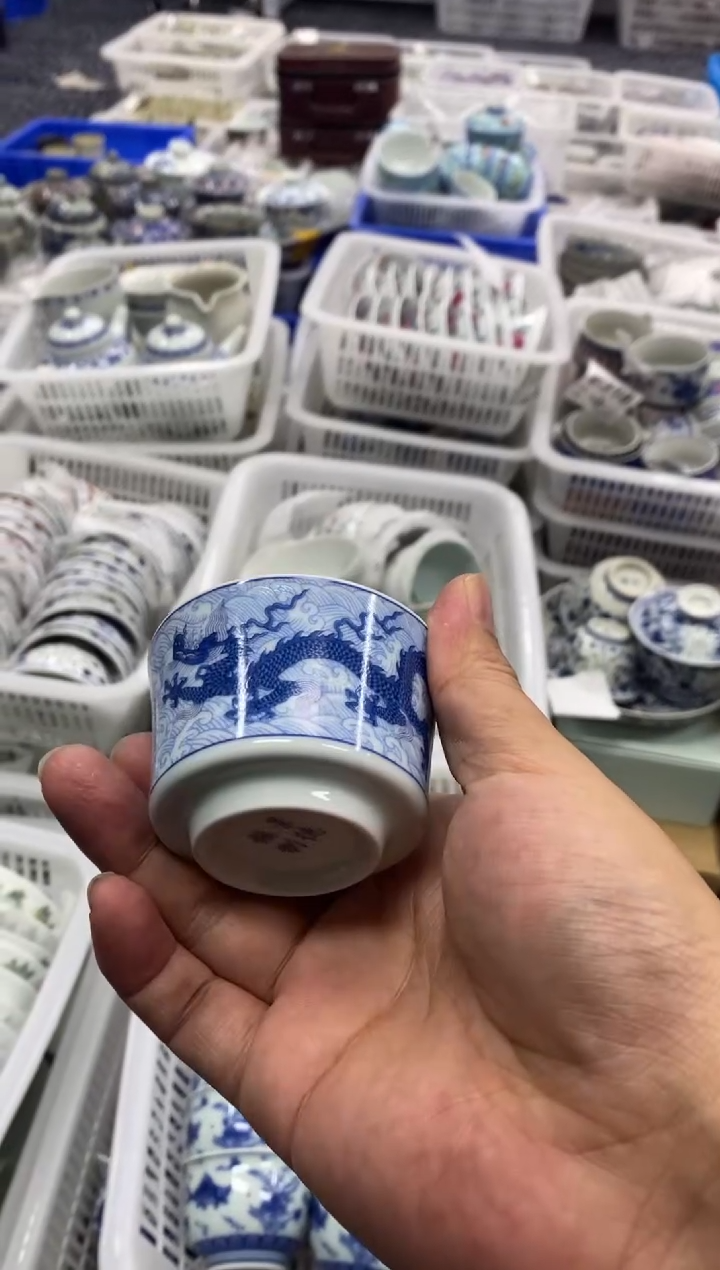 摆件陶景德陶瓷茶具容量约50