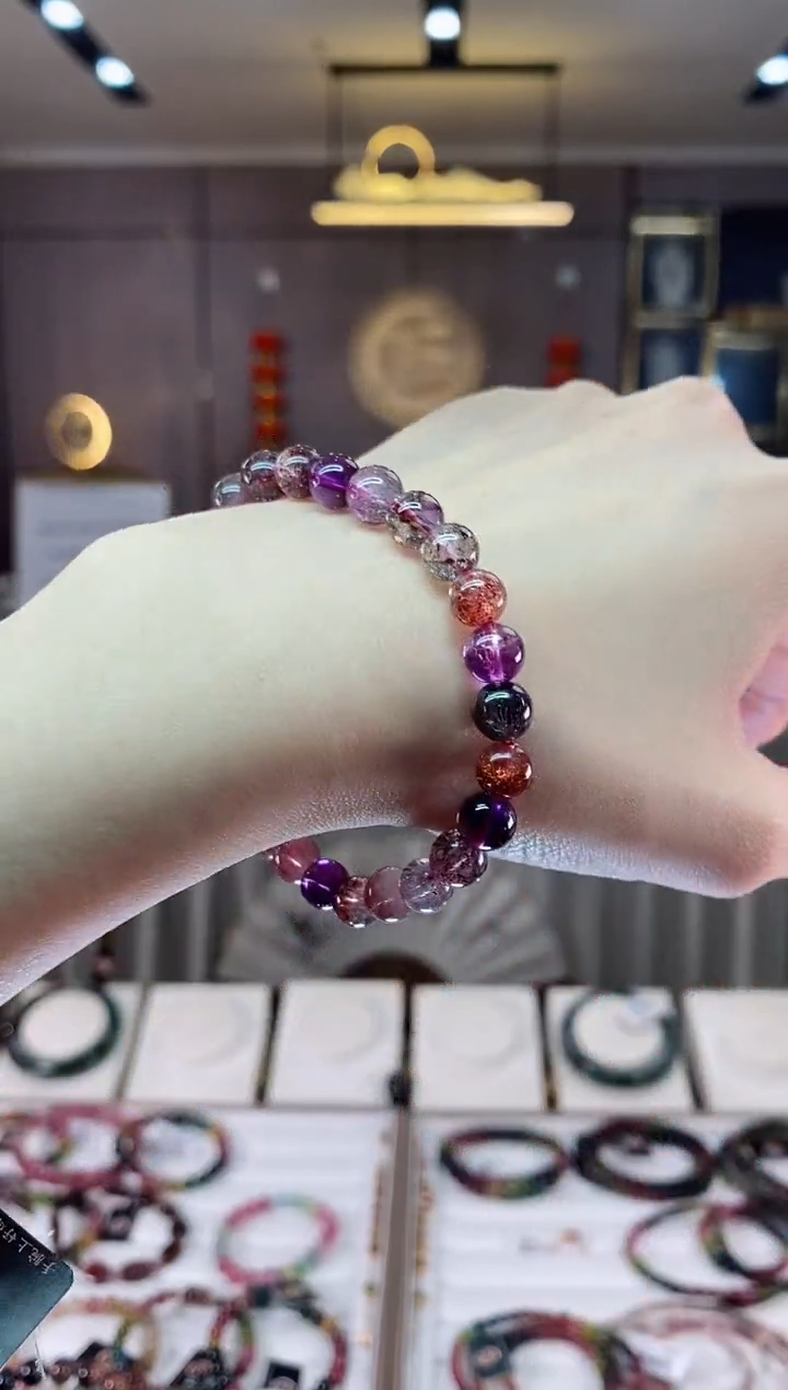 【闪购商品】水晶单圈手串7mm+未镶嵌一物一证dan