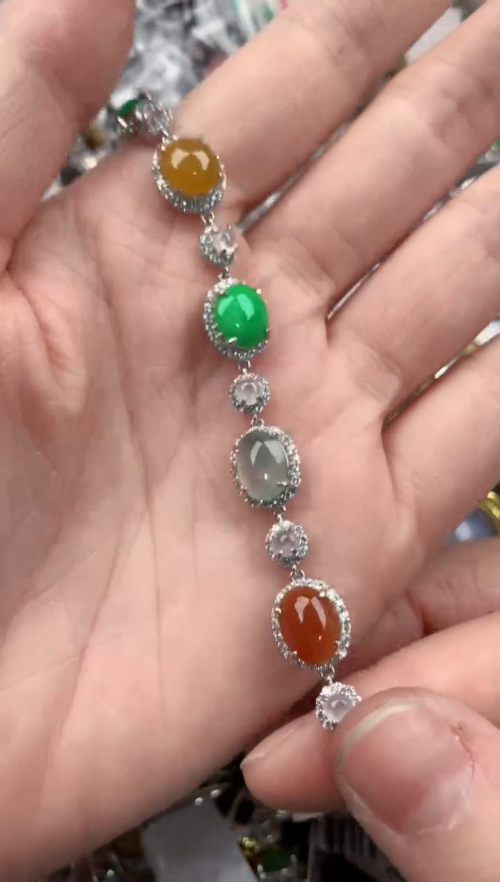 银S925镶嵌戒指翡翠11-11-11     2