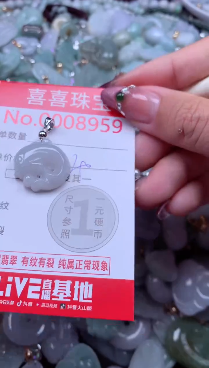 颈饰未镶嵌翡翠8959