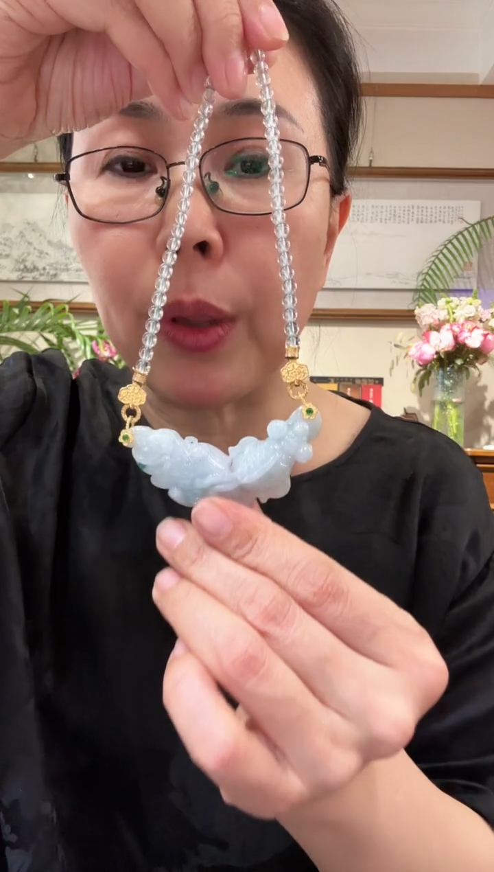 【闪购商品】翡翠颈饰未镶嵌国风