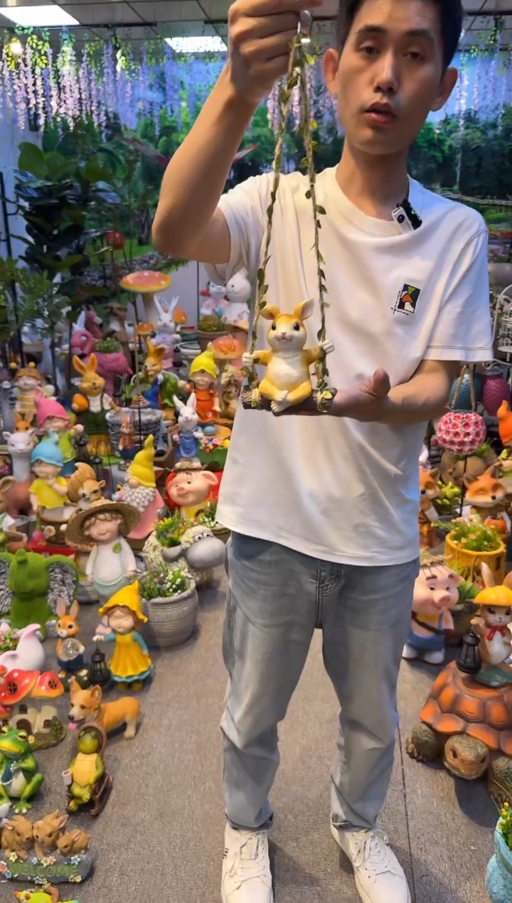 无花朵花园庭院摆件&00&