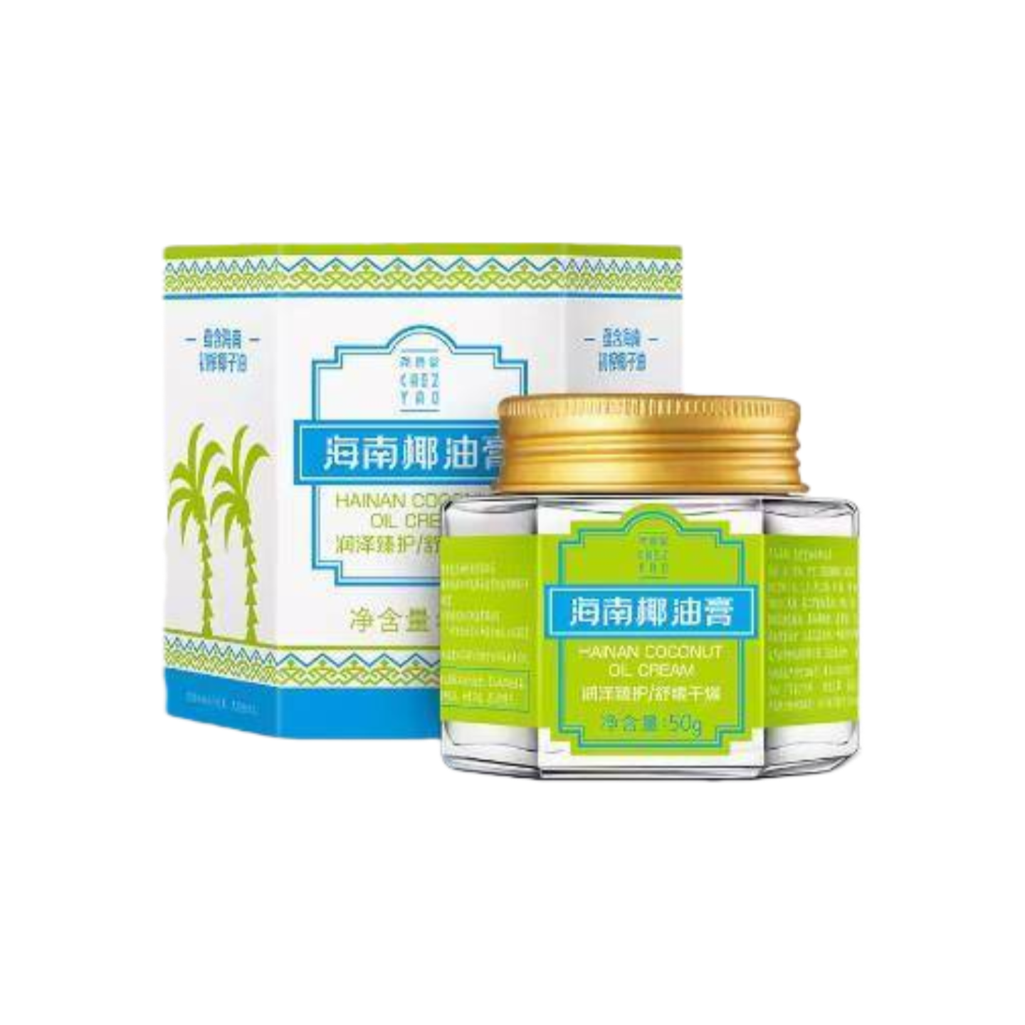 海南椰子油膏防皴防干燥补水保湿面霜面部护肤身体F597