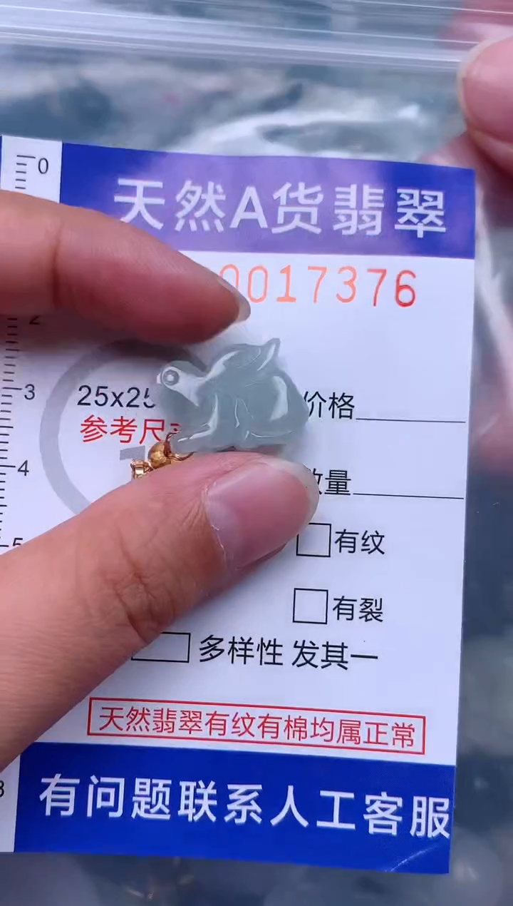翡翠未镶嵌吊坠(不含链)1