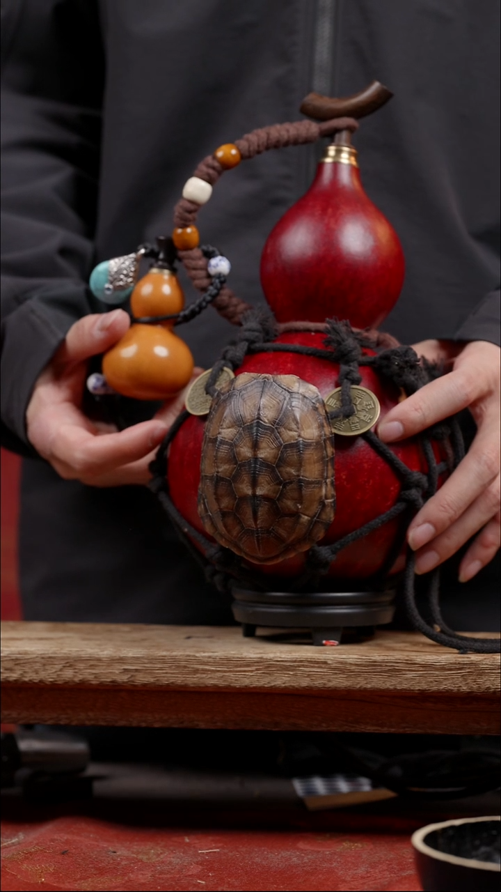 542号大漆精品葫芦一物一拍1000ml瑕疵