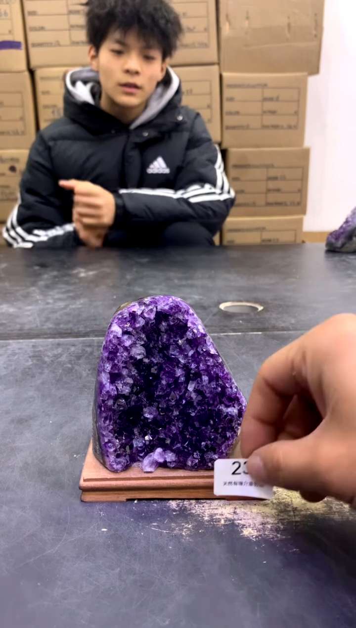 【闪购商品】水晶摆件未镶嵌天然紫水晶摆件239