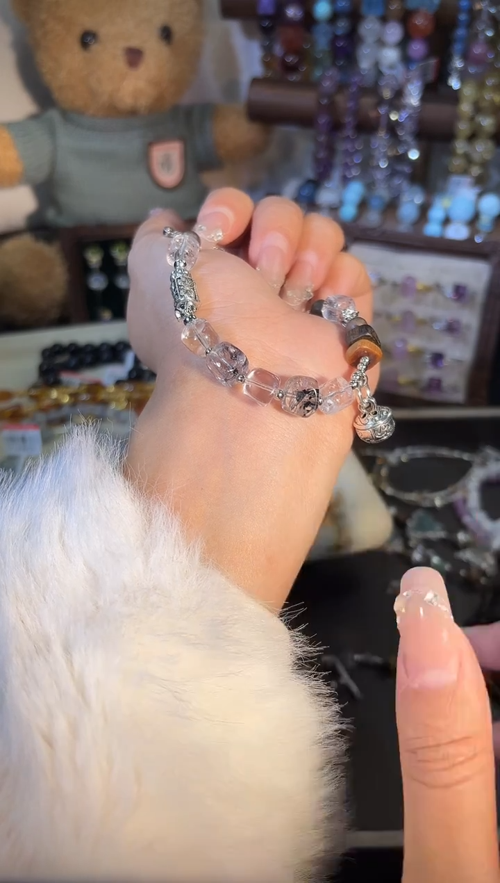 未镶嵌手链水晶k854多样性发货一件