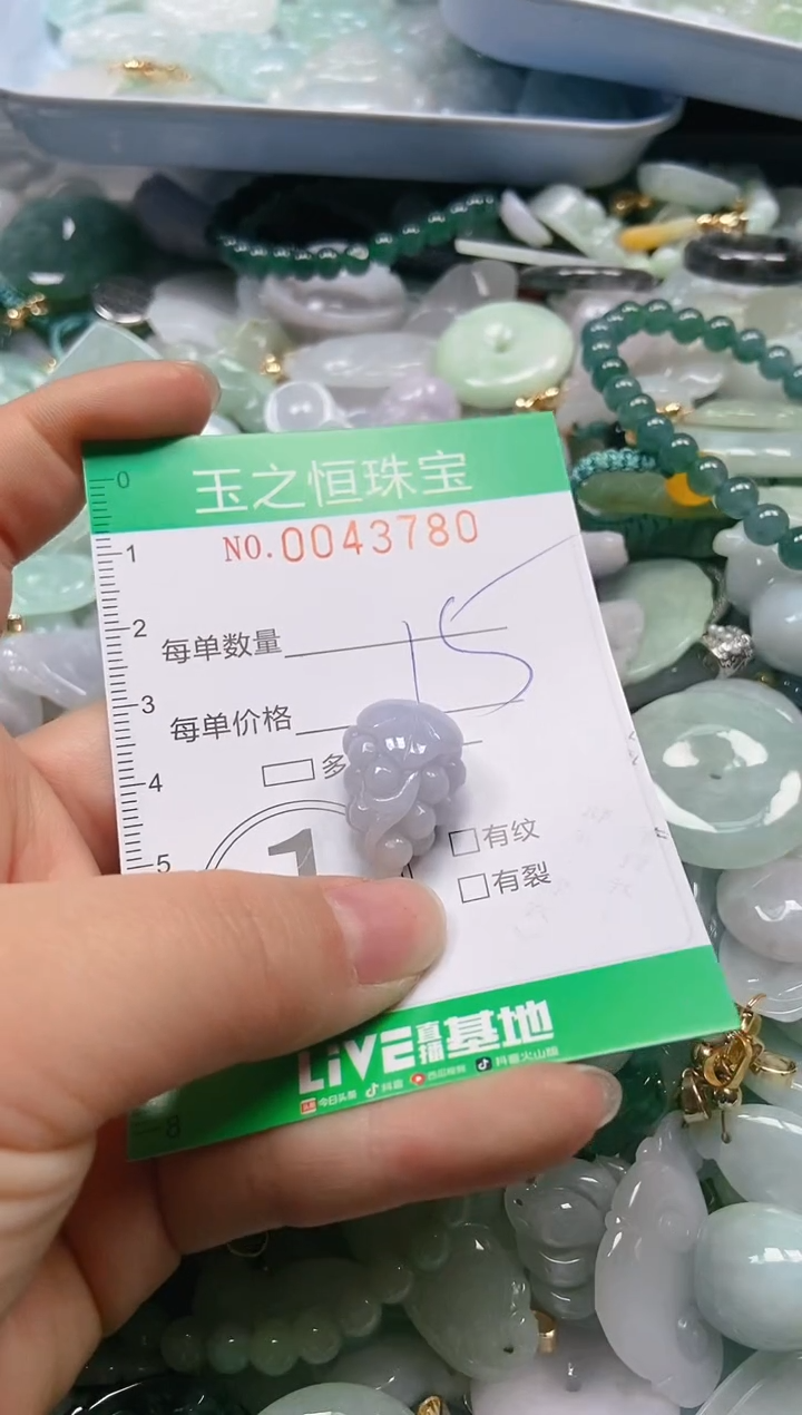 【闪购商品】翡翠颈饰未镶嵌闪购0043780