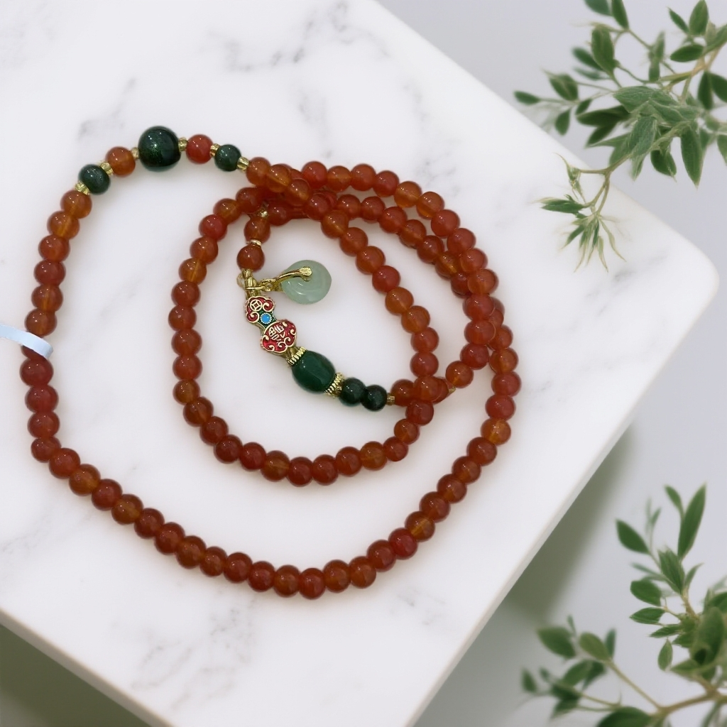 ZF9115-南红多圈时尚精品手串