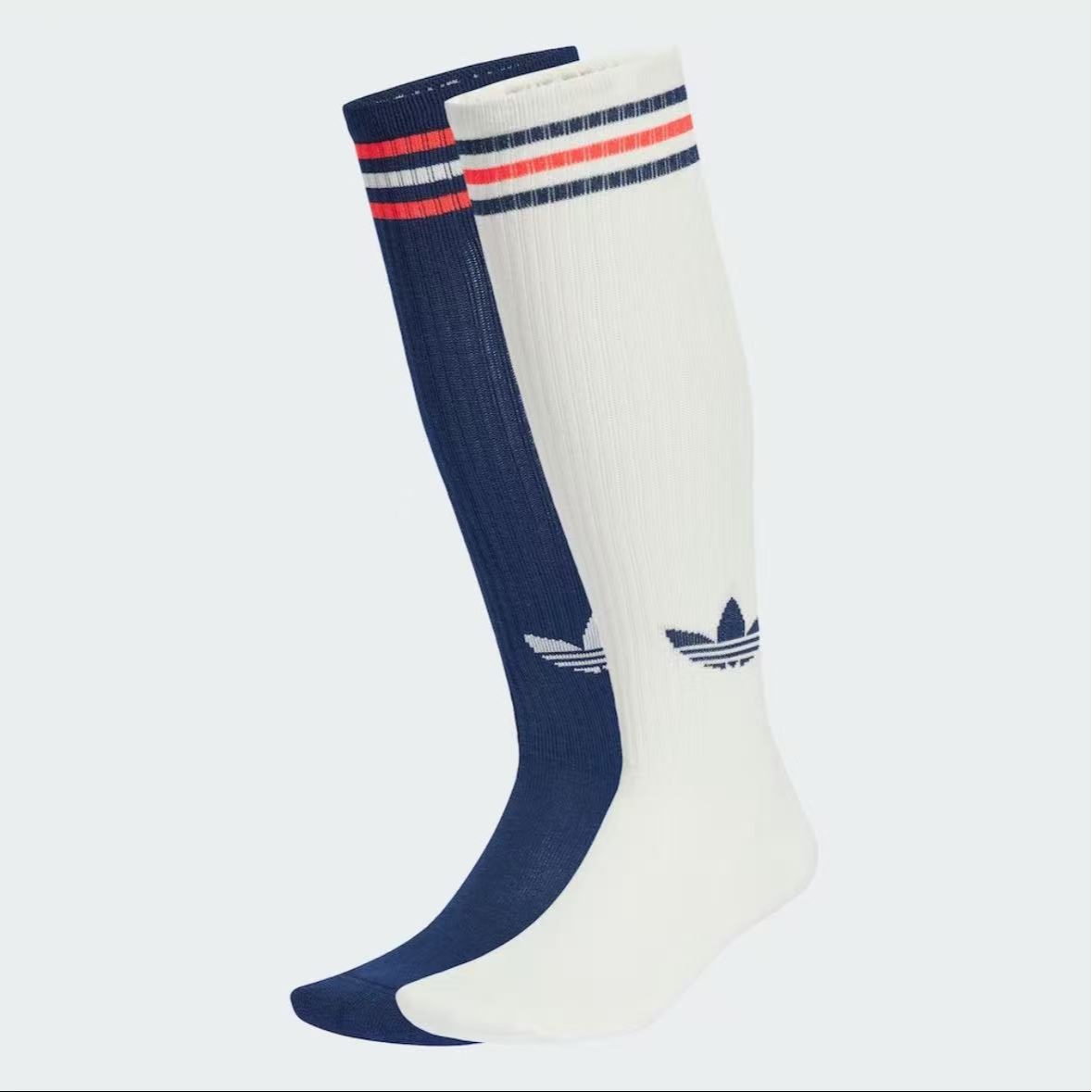 阿迪达斯KNEE SOCK 2PP 舒适长筒袜袜子 JV7414