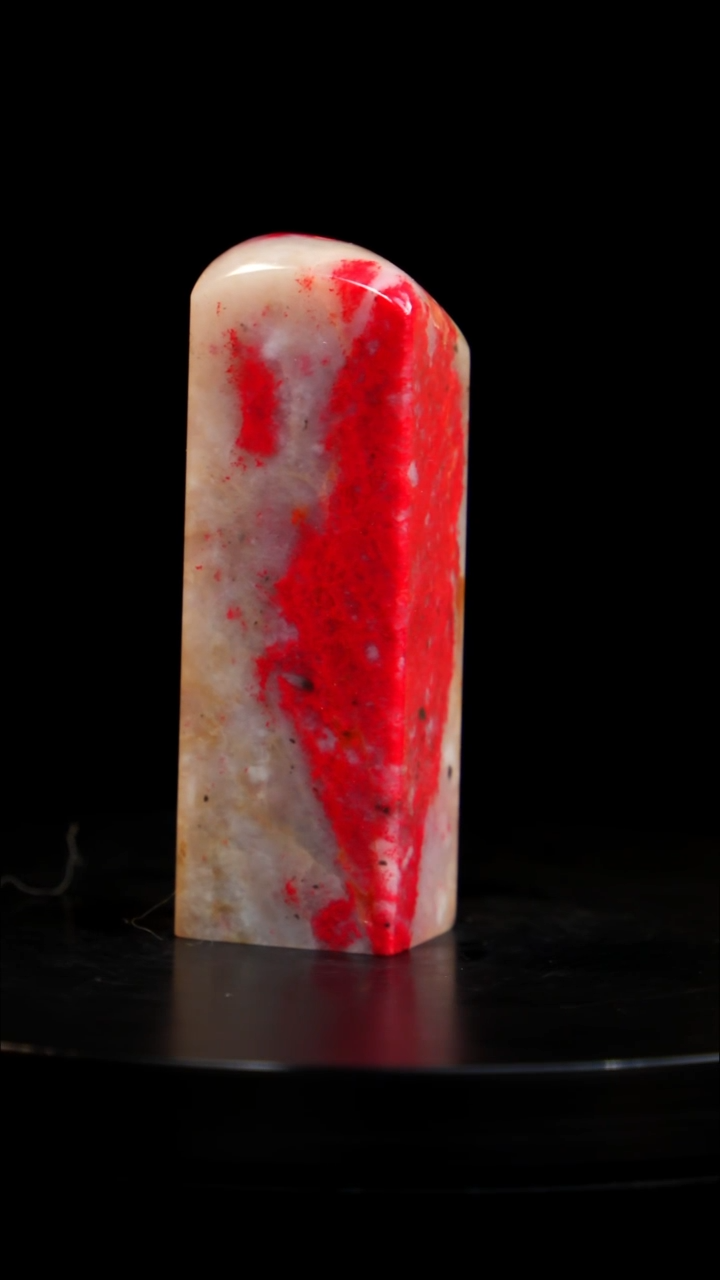 鸡血石白冻鸡血石旬阳