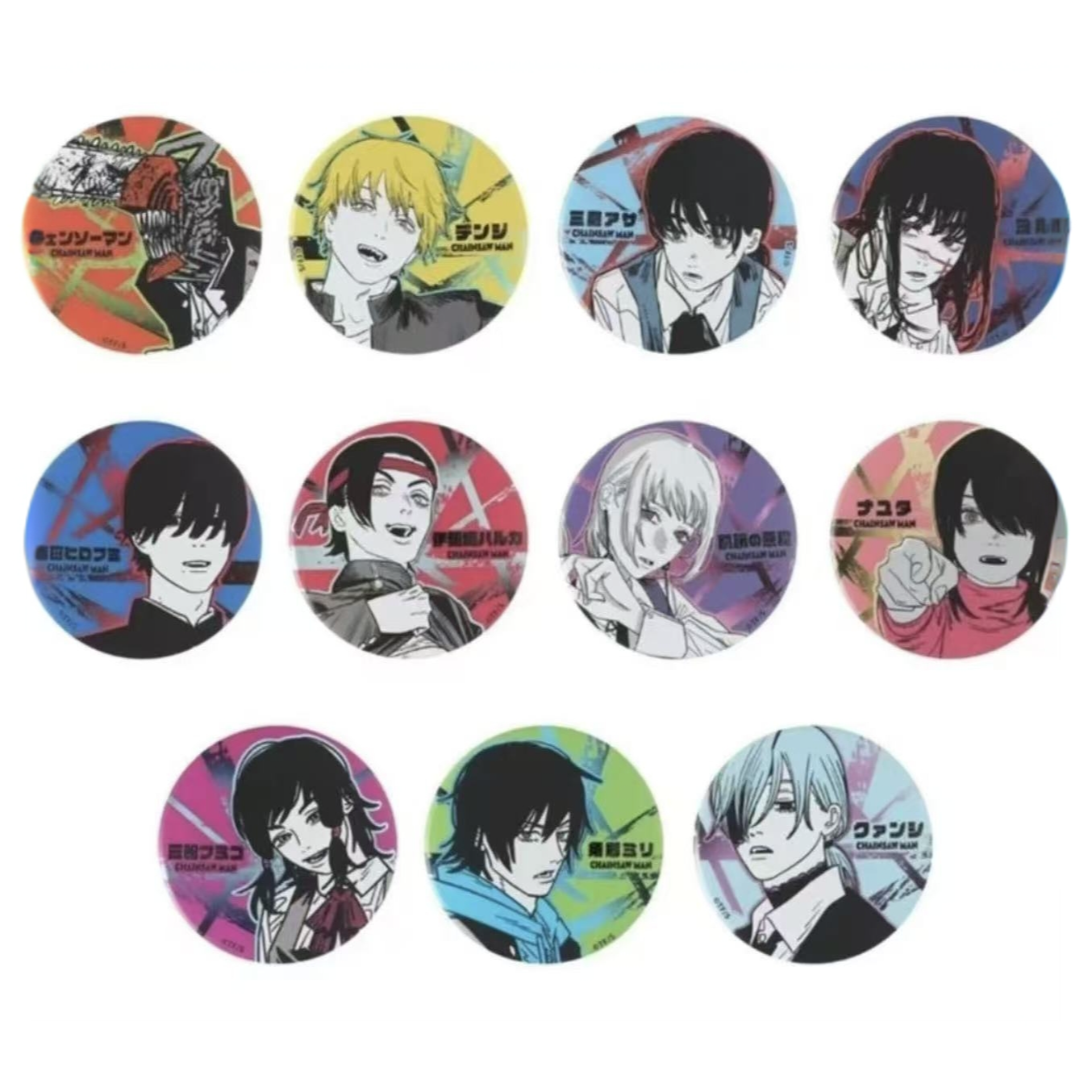 【电锯人】js夏日祭原画浮雕第二弹 徽章盲抽