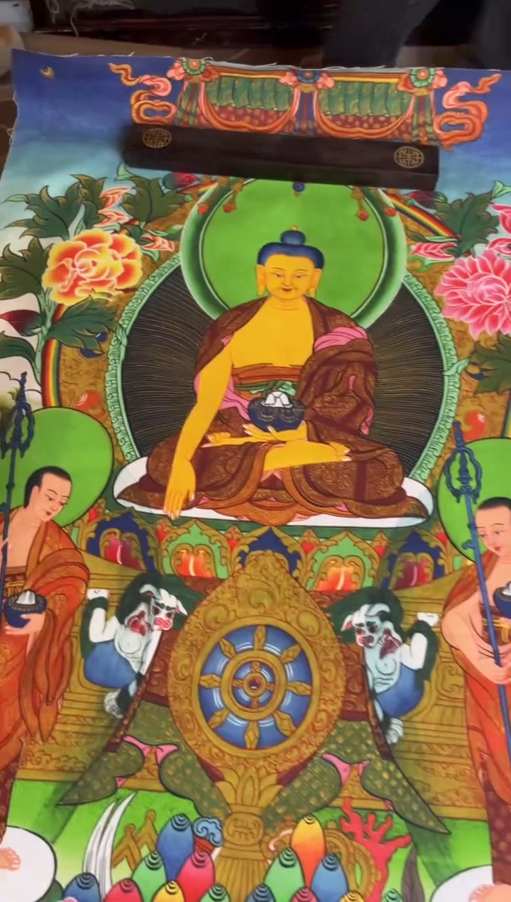卷轴画手绘唐卡152