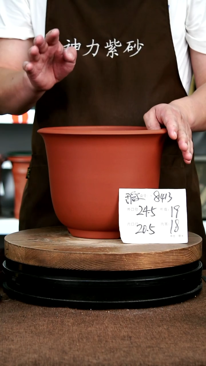 紫砂花盆花卉园艺8413