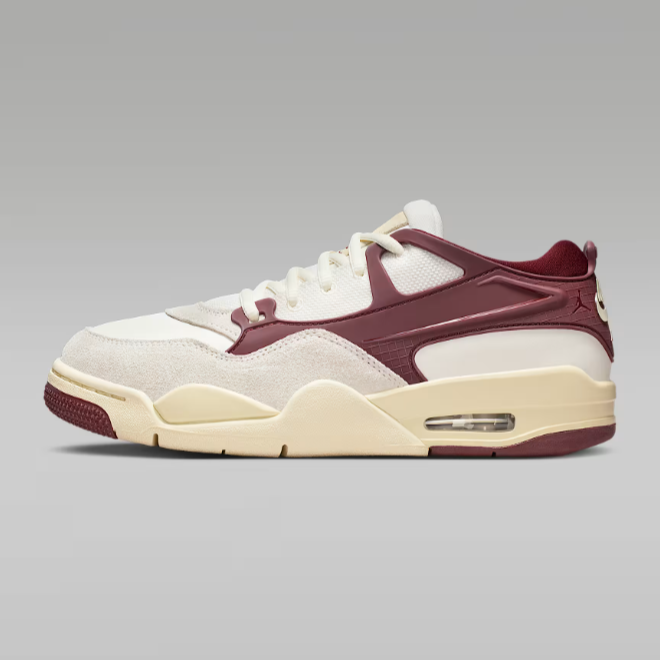 NIKE/耐克官方正品4RM男女同款白红复古低帮板鞋FQ7940-101流光风