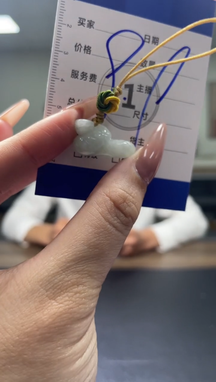 颈饰未镶嵌翡翠天然A货翡翠随机发一件31