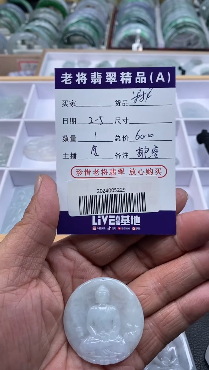 【闪购商品】翡翠颈饰未镶嵌//2024005229