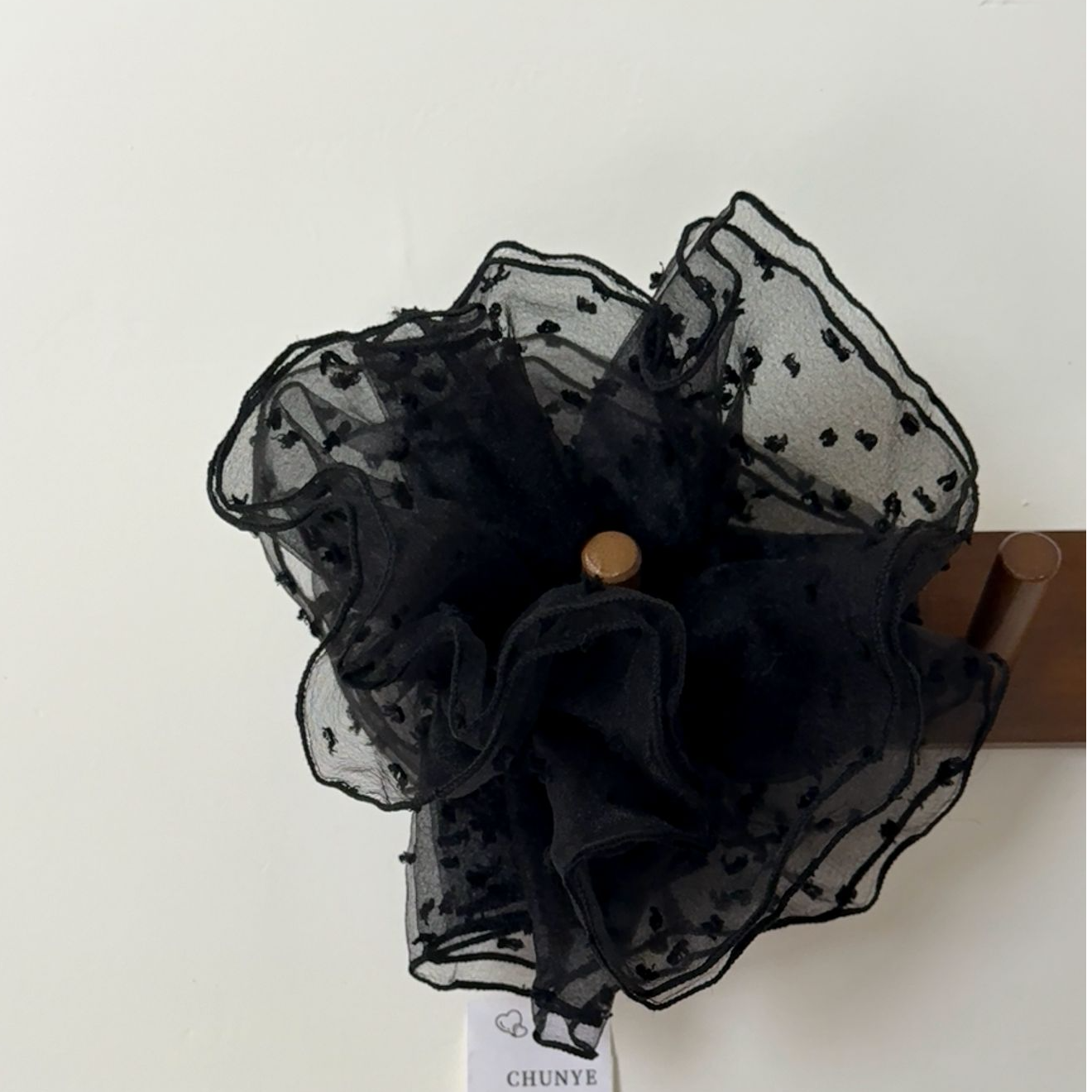 优雅女发绳原创设计甜美风法式日韩发圈头绳超仙飘带